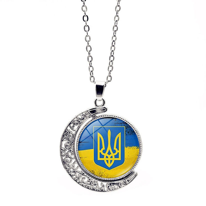 Патіотичний кулон-підвіска на шию з українським тризубом