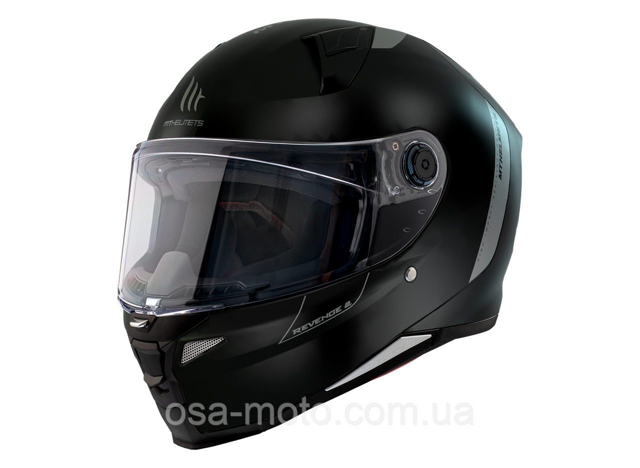 Мотошолом MT Revenge 2 S Solid Matt Black ECE2206
