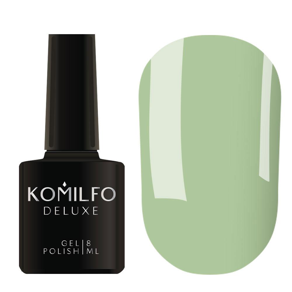 Гель-лак для нігтів Komilfo Deluxe Series №D278 оливка, емаль 8 мл
