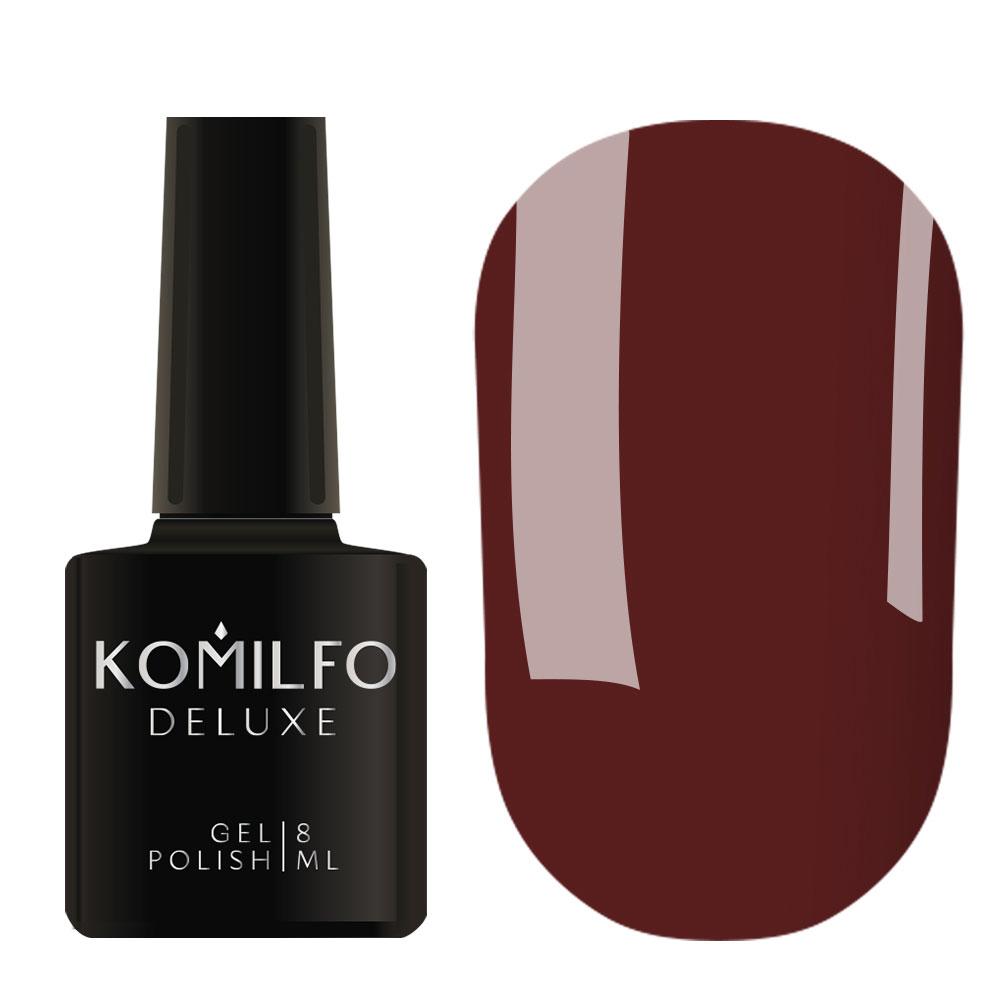 Гель-лак для нігтів Komilfo Deluxe Series NoD232 шоколадний, емаль 8 мл