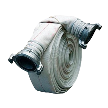 Шланг пожежний d2" 6 Атм 30м білий з кріпленням Lider