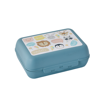 Ланч-бокс з декором Pets сизо-блакитний Алеана
