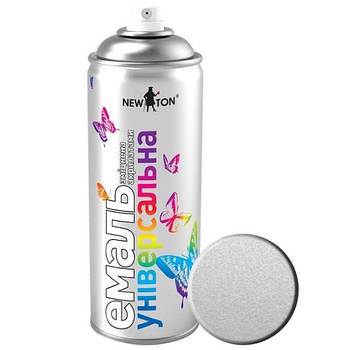 Емаль універсальна 150мл 9006 сріблястий аерозоль NEW TON