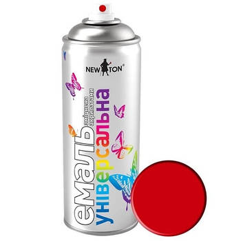 Емаль універсальна 150мл 3020 червоний аерозоль NEW TON