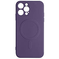 Чохол силіконовий SLIM MagSafe для Iphone 12 PRO MAX Deep Purple