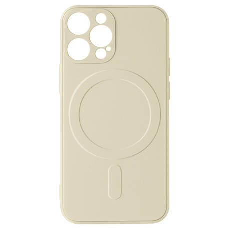 Чохол силіконовий SLIM MagSafe для Iphone 13 PRO Cream, фото 1