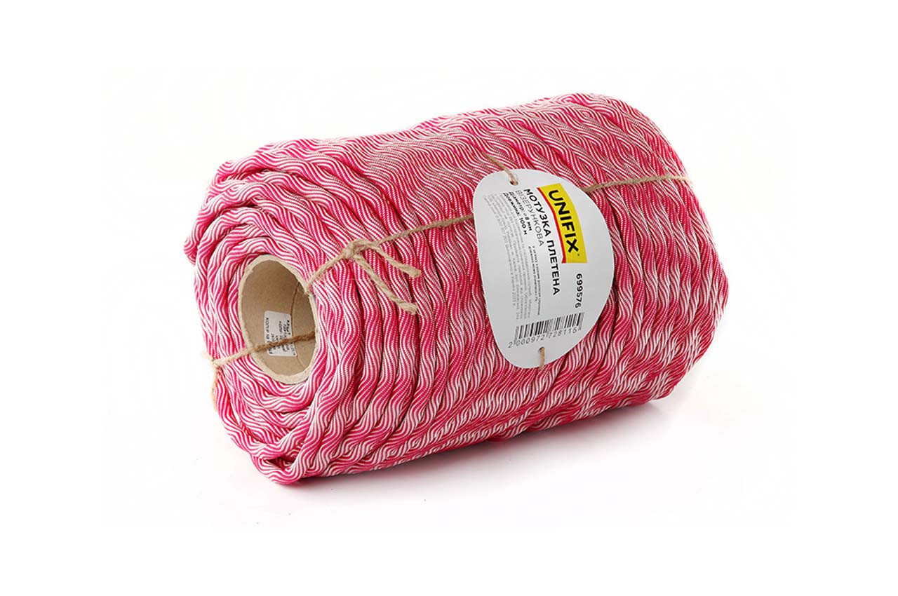Купить Веревка плетеная Unifix - 8мм x 100м узорная, цена 1134.90 ...