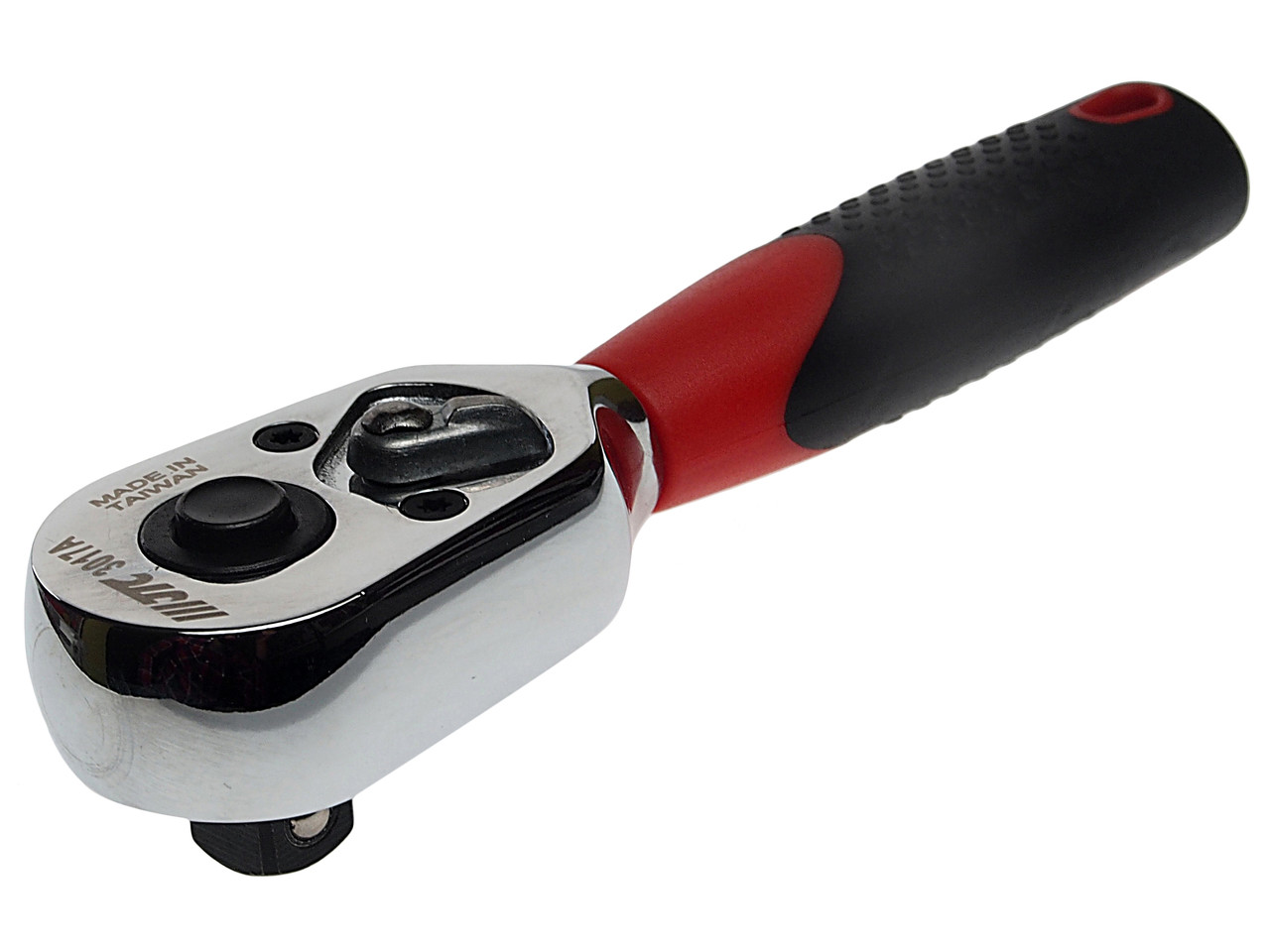 Тріскачка укорочена 3/8" 120 мм (гумова ручка) 3017A JTC, фото 1