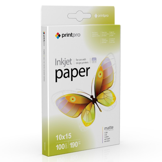 Папір А4 матовий 190г/м 100 шт ColorWay PrintPro PME190100A4