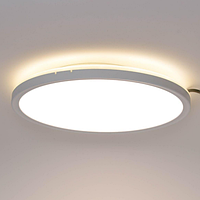 LED Світильник настінно-стельовий 18W 4000К 220 V з декоративною підсвіткою білий VL-DL3R-184W Videx