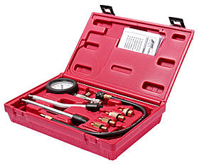 Компресометр для бензинових двигунів із набором адаптерів 4077 JTC