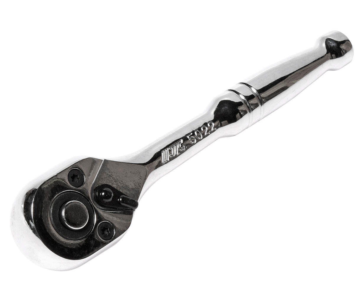 Тріскачка 1/4" 128 мм 72зуб (сталева ручка) 5022 JTC, фото 1