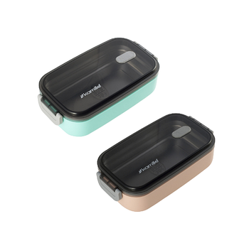 Ланчбокс 700 мл (корпус пластик/внутр.ємність неірж.сталь) мікс KAMILLE