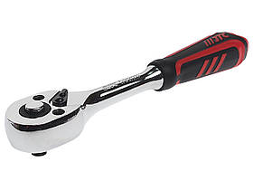 Тріскачка 1/4" 150 мм 72зуб (гумова ручка) 5022B JTC