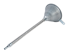 Лійка з гнучким наконечником металева 370 мм 3108A JTC