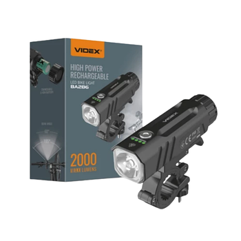 Ліхтарик LED велосипедний 2000Lm 5000К VLF-BA286 Videx