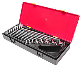 Набір ключів накидних 6-24 мм, 75 гр. 8 од. K6081 JTC