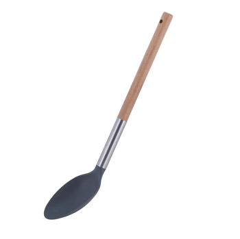 Кухарський ложка нейлонова з дерев'яною ручкою 34.5 см KAMILLE 8855