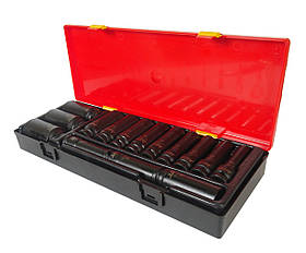 Набір головок ударних глибоких 1/2" 6 гр. 15ед. K4151 JTC