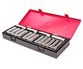 Набір головок глибоких 10-32 мм 1/2", 6-гр. 17 од. K4171 JTC