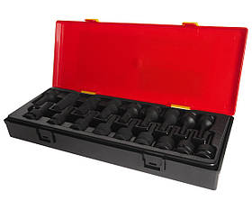 Набір головок ударних 1/2" TORX, HEX, SPLINE 60 мм 18ед. K4181 JTC