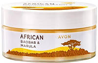 Уценка! Восстанавливающая маска для волос Avon с маслом африканского баобаба и марулы 200 мл, срок 08/23.