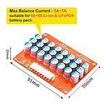 Активний балансир для 6S, 7S, 8S 7А для Li-Ion, LiFePO4 акумуляторів, фото 2