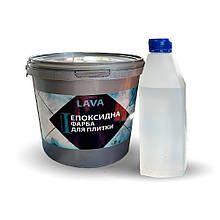 Фарба для плитки епоксидна Lava™ 4.5кг Чорна 7trav