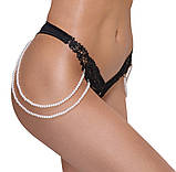 Стринги String with Pearl Chains S/M, фото 4