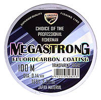 Леска для ловли рыбы, Condor Megastrong Fluorocarbon Coating, 100м, сечение 0,14мм