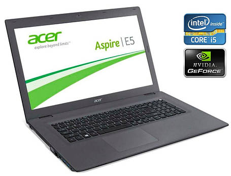 Ігровий ноутбук Acer Aspire E5-574G-54Y2/ 15.6" 1920x1080/ i5-6200U/ 8GB RAM/ 240GB SSD/ 940M 2GB, фото 1