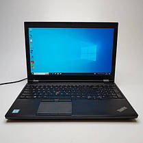 Ноутбук Б-клас Lenovo ThinkPad P50/ 15.6" 1920x1080/ i7-6820HQ/ 32GB RAM/ 256GB SSD/ Quadro M2000M 4GB, фото 3