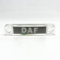 Габаритный фонарь светодиодный белый 24В с надписью DAF