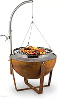 Гриль Blumfeldt Fire Globe, Misa Paleniskowa Z Grillem 60cm Średnicy Stal