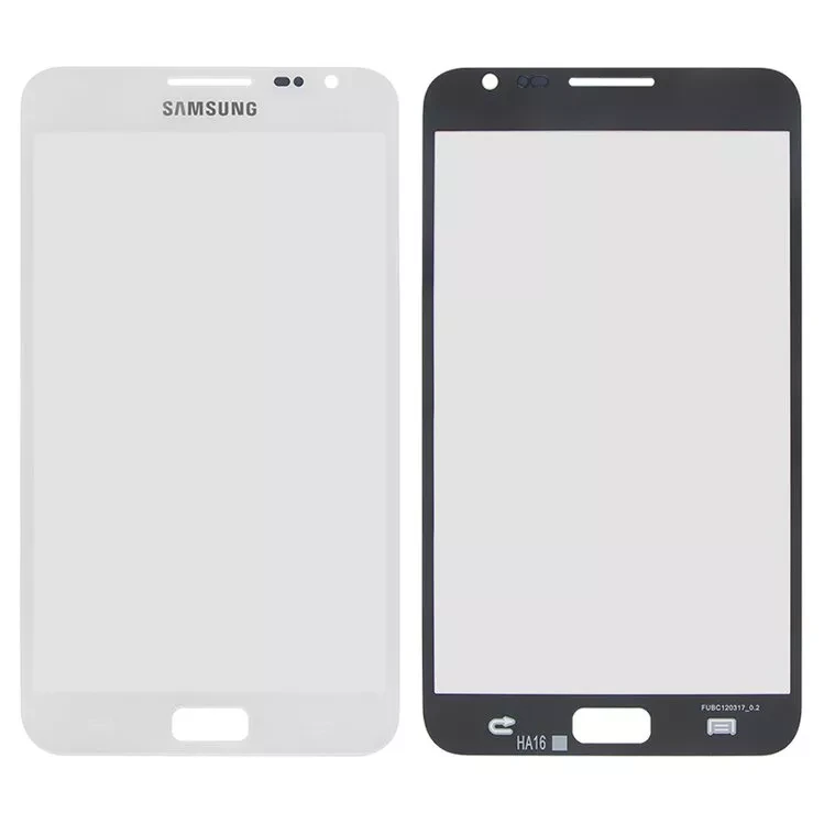 Корпусне скло дисплея Samsung Galaxy Note I9220, N7000 White