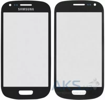 Корпусное стекло дисплея Samsung Galaxy S3 mini I8190 Black - фото 1 - id-p464120987