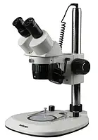 Микроскоп AmScope бинокулярный SW-2B24-6WA-V331 с двойной подсветкой и дискретной регулировкой кратности до