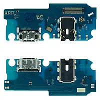 Нижняя плата Samsung Galaxy A12 Nacho A127 с разъемом зарядки, наушников, микрофоном