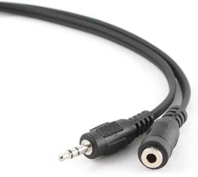 Аудіо подовжувач Cablexpert mini Jack 3.5mm M/F 3 м black (CCA-423-3M)