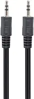 Аудіо кабель Cablexpert AUX mini Jack 3.5mm M/M Cable 2 м black (CCA-404-2M)