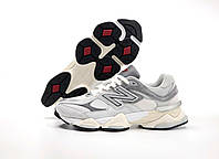 Жіночі рефлективні сірі осінні кросівки New Balance 9060 (тю біленс) 14236