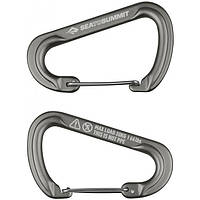 Набор карабинов Sea To Summit Accessory Carabiner Large Titanium 2pcs