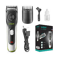 Машинка для стрижки волос аккумуляторная беспроводная VGR V-028 z113-2024