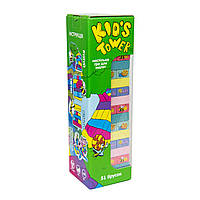 Гра Strateg Kid's Tower дженга українською мовою (30863) D4P6-2023