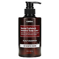 Шампунь с кофеином против выпадения волос Natural Caffeine&Intensive Scalp Care Shampoo White Musk Kundal 500