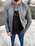 Мужская стильная Кожаная куртка Турция