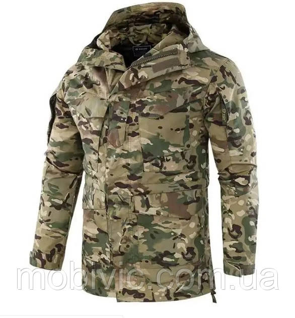 Тактична (військова) куртка Han-Wild M65 (весна-осінь) мультикам — Оригінал!