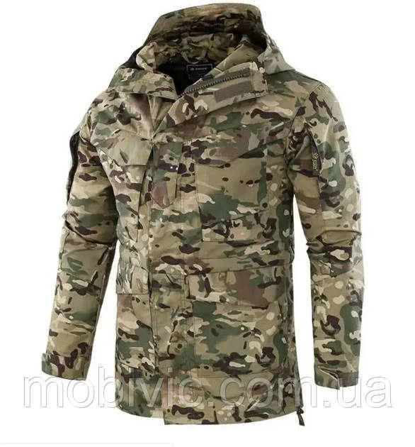 Тактична (військова) куртка Han-Wild M65 (весна-осінь) мультикам — Оригінал! L