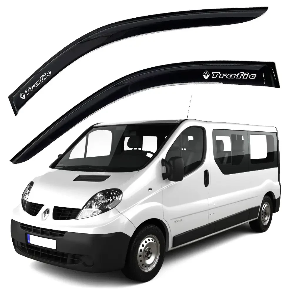 Вітровики, дефлектори вікон Рено Трафік II, Renault Trafic II (2001-2014) AV-Tuning" (cкотч)