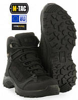 M-Tac ботинки тактические трекинговые демисезонные Black (черные)